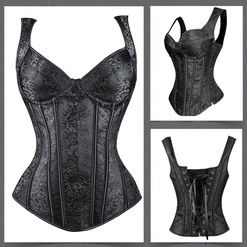 Miss Moly Steampunk Corset - Gothic Bustier Boned Overbust Dress