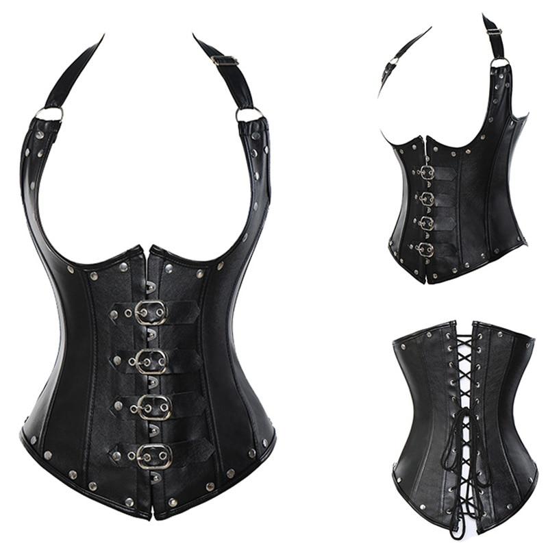 Miss Moly Steampunk Corset - Gothic Bustier Boned Overbust Dress