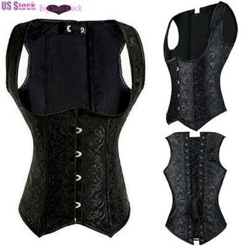 Miss Moly Steampunk Corset - Gothic Bustier Boned Overbust Dress