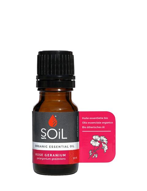 Organic Rose Geranium Essential Oil (Pelargoneum Graveolens)