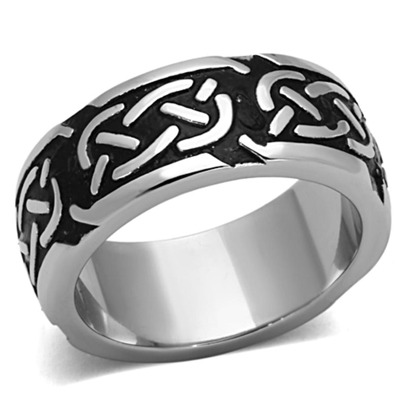 Celtic High polished (no plating) Stainless Steel Ring