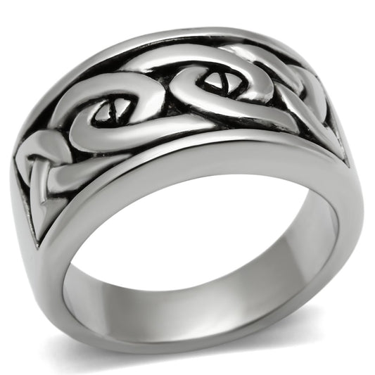 Celtic High polished (no plating) Stainless Steel Ring