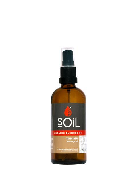 Organic Toning Massage Blended Oil 100ml