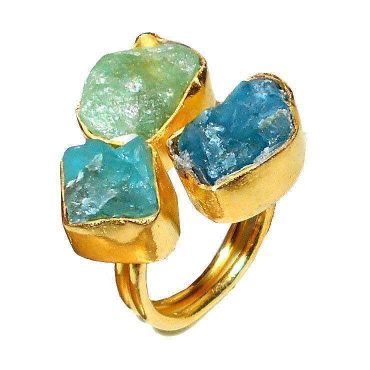 Zivah Apatite + Chalcedony Ring